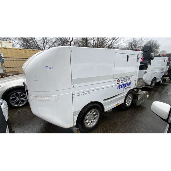 2012 OLYMPIA ICE BEAR ELECTRIC ZAMBONI, WHITE, VIN RIB120242903,