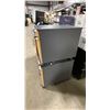 Image 2 : NATURAL / GREY 2 DOOR STORAGE CABINET & 2 NATURAL / GREY MOBILE 2 DRAWER OFFICE PEDESTALS
