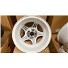 Image 2 : SET OF 4 JWL VIA JAWA 14X6 -JJ SILVER / WHITE 5 BOLT VINTAGE PROFESSIONAL VEHICLE RIMS