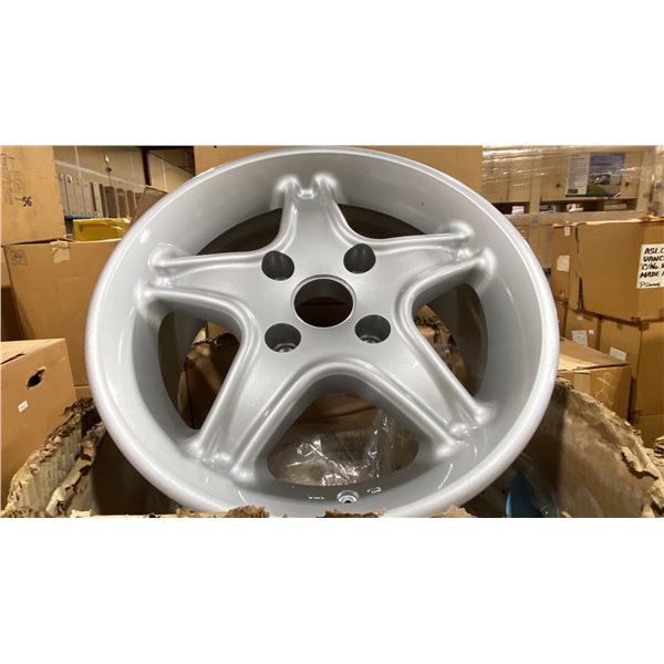 SET OF 4 JWL VIA JAWA 15X7 -JJ SILVER 4 BOLT VINTAGE PROFESSIONAL VEHICLE RIMS