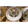 Image 2 : SET OF 4 JWL VIA JAWA 15X6 1/2 -JJ SILVER / WHITE 4 BOLT VINTAGE PROFESSIONAL VEHICLE RIMS