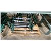 Image 4 : ULINE H-4071 GREY INDUSTRIAL 24"W X 10'L ADJUSTABLE GRAVITY ROLLER CONVEYOR SYSTEM WITH 2 LEGS
