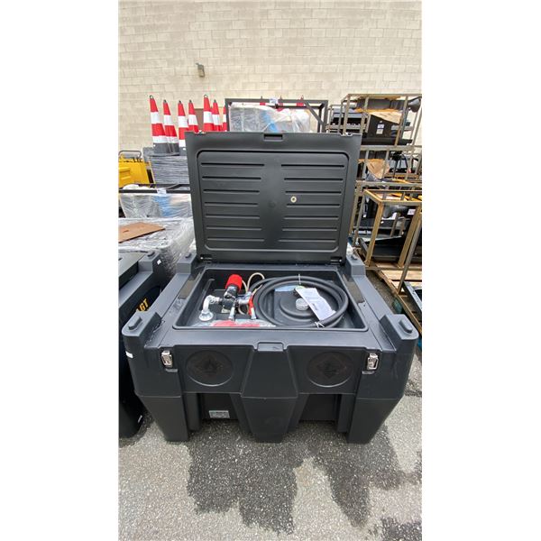 AGT INDUSTRY DTK480 NEW DIESEL 480L ELECTRIC PORTABLE FUEL TRANSFER TANK WITH AUTO SHUT OFF NOZZLE