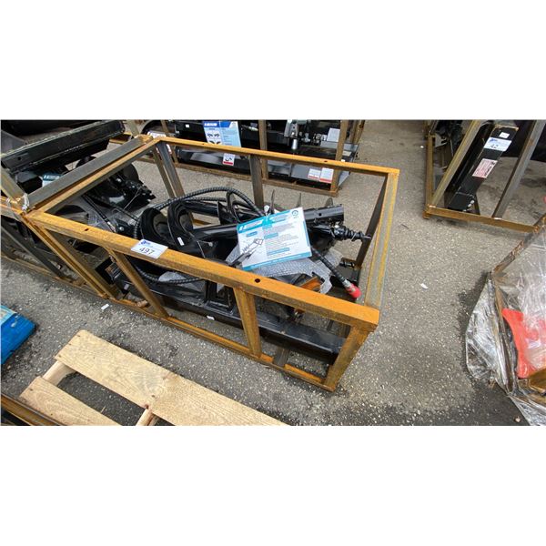 3 PC SKID STEER AUGER ATTACHMENT SET