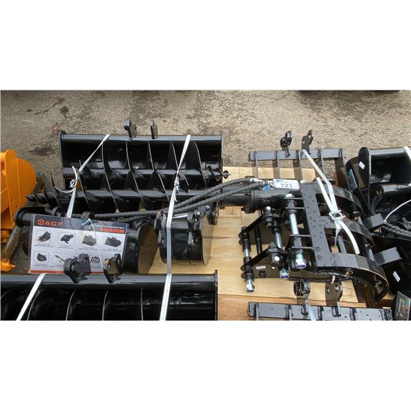 AGT INDUSTRIAL MINI EXCAVATOR ATTACHMENT SET A - MODE: 12EX-ATA