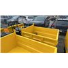 Image 2 : SDLANCH SDLD25 YELLOW RIDE ON GAS POWERED MINI CRAWLER DUMPER, 3 SPEED WITH 9" TRACKS &