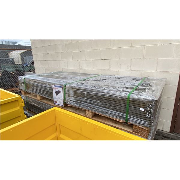 PALLET OF 15 IRANCH IRGPM 4'W X 8'L BLACK INDUSTRIAL HIGH-DENSITY POLYETHYLENE GROUND PROTECTION