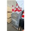 Image 2 : PALLET OF RED REFLECTIVE COMMERCIAL INDUSTRIAL TRAFFIC CONES