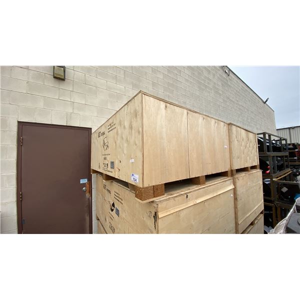 AGT M-AB MINI SKID STEER SWEEPER ATTACHMENT IN WOODEN CRATE