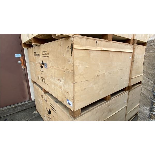 AGT M-AB MINI SKID STEER SWEEPER ATTACHMENT IN WOODEN CRATE
