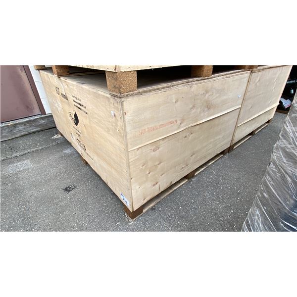 AGT M-AB MINI SKID STEER SWEEPER ATTACHMENT IN WOODEN CRATE