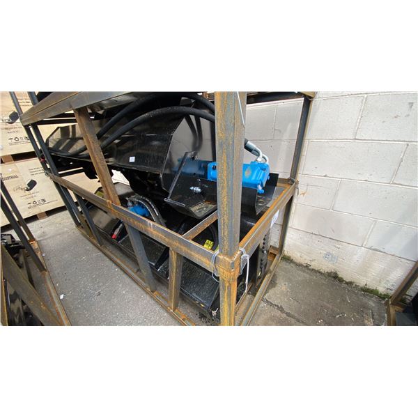 MOWER KING ECSSTR072 HYDRAULIC 72" SKID STEER TILLER ATTACHMENT
