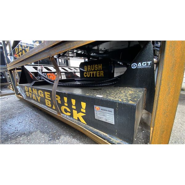 MOWER KING SSRC 72" HYDRAULIC SKID STEER BRUSH MOWER ATTACHMENT