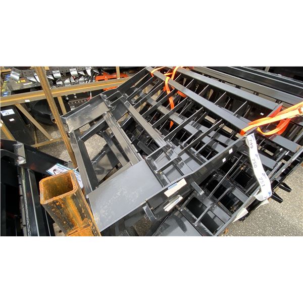 MOWER KING SA-100 HEAVY DUTY 48" PALLET FORK SKID STEER ATTACHMENT