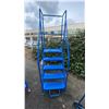 Image 4 : CANWAY 5H BLUE METAL 5' INDUSTRIAL MOBILE WAREHOUSE STAIRS