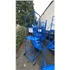 Image 3 : CANWAY 5H BLUE METAL 5' INDUSTRIAL MOBILE WAREHOUSE STAIRS