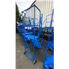 Image 3 : CANWAY 5H BLUE METAL 5' INDUSTRIAL MOBILE WAREHOUSE STAIRS