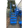 Image 4 : CANWAY 5H BLUE METAL 5' INDUSTRIAL MOBILE WAREHOUSE STAIRS