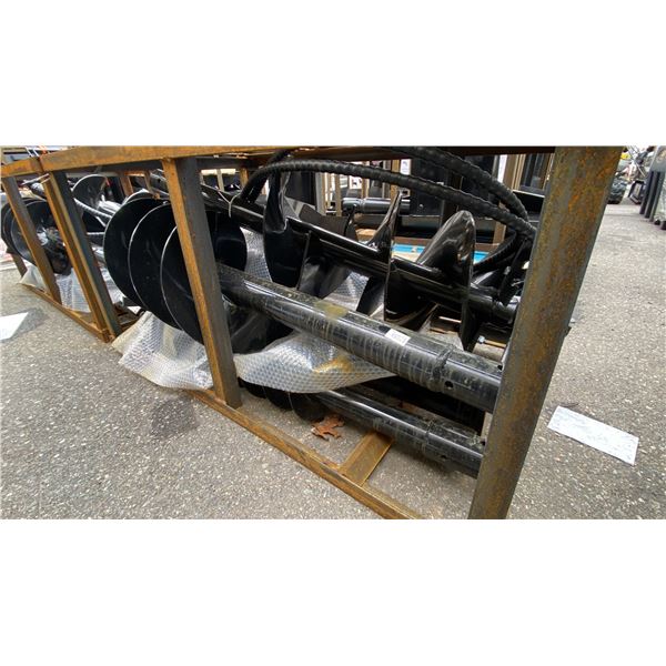 3 PC SKID STEER AUGER ATTACHMENT SET