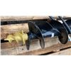 Image 3 : 2 PC MINI EXCAVATOR AUGER ATTACHMENT SET