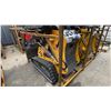Image 2 : SDLANCH SDLL60 YELLOW GAS POWERED MINI STAND ON SKID STEER WITH 7" RUBBER TRACKS & TOOLBOX