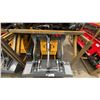 Image 6 : SDLANCH SDLL60 YELLOW GAS POWERED MINI STAND ON SKID STEER WITH 7" RUBBER TRACKS & TOOLBOX