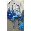 Image 2 : KLETON B24O5H BLUE METAL 5' INDUSTRIAL MOBILE WAREHOUSE STAIRS