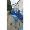 Image 3 : KLETON B24O5H BLUE METAL 5' INDUSTRIAL MOBILE WAREHOUSE STAIRS