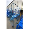 Image 2 : KLETON B24O5H BLUE METAL 5' INDUSTRIAL MOBILE WAREHOUSE STAIRS