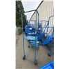 Image 3 : KLETON B24O5H BLUE METAL 5' INDUSTRIAL MOBILE WAREHOUSE STAIRS