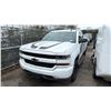 Image 1 : 2017 CHEVROLET SILVERADO, 4DR CREW CAB PICKUP, WHITE, VIN 1GCVKPEC0HZ325508,