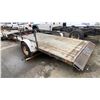 Image 2 : 2004 PJ FLAT DECK TRAILER, BLACK, VIN 4P5SA121X42049871,
