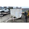 Image 1 : 2001 UBILT BOX TRAILER, WHITE, VIN NIL,