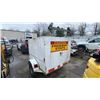 Image 2 : 2001 UBILT BOX TRAILER, WHITE, VIN NIL,