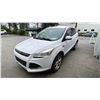 Image 1 : 2016 FORD ESCAPE SE 4DRSW, WHITE, VIN 1FMCU9GX2GUB09714,