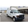 Image 4 : 2008 FORD E350 2DR CARGO VAN, WHITE, VIN 1FTSE34L48DB48785,