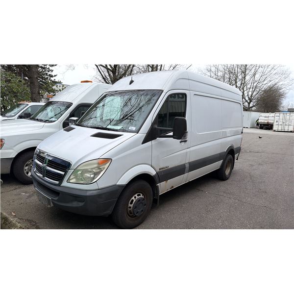 2008 DODGE/RAM SPRINTER 3500, 3DR CARGO VAN, WHITE, VIN WD0BF345585282463,