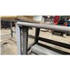 Image 2 : GREY ADJUSTABLE HEIGHT METAL FRAMED 60"W X 30"D INDUSTRIAL TECHNICAL STYLE WORKBENCH