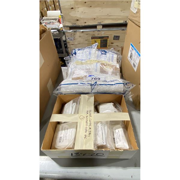 DUSTLESS HEPA VAC FILTERS #13301 & 60 EURO CLEAN VACUUM BAGS