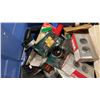 Image 2 : BIN OF ASSORTED HARDWARE, TOOLS, DRILL BITS, ALLEN KEYS, LIGHTBULBS & MORE *BIN NOT INCLUDED*