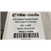 Image 2 : 4 CASES OF RITE-MEDIA PROMOTIONAL MATTE PAPER FOR MEMJET 8.5" X 500'
