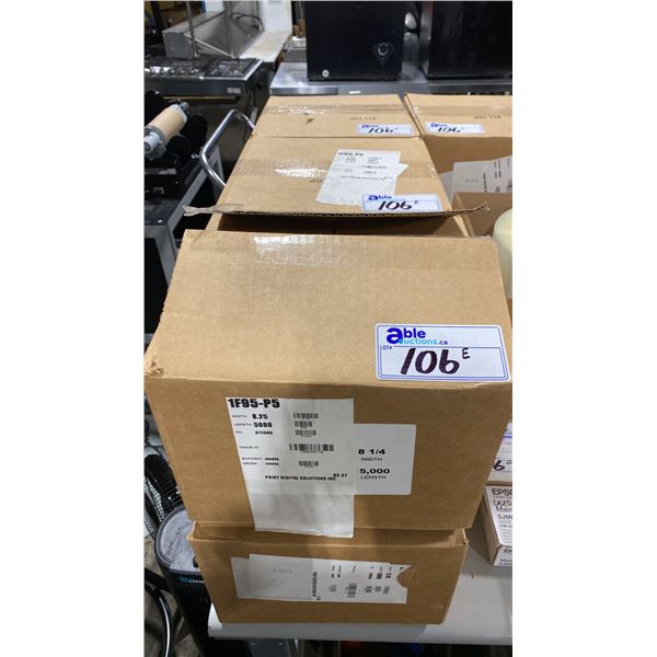 4 LARGE ROLLS OF 1 MIL SELF WOUND POLYPROPYLENE TAPE