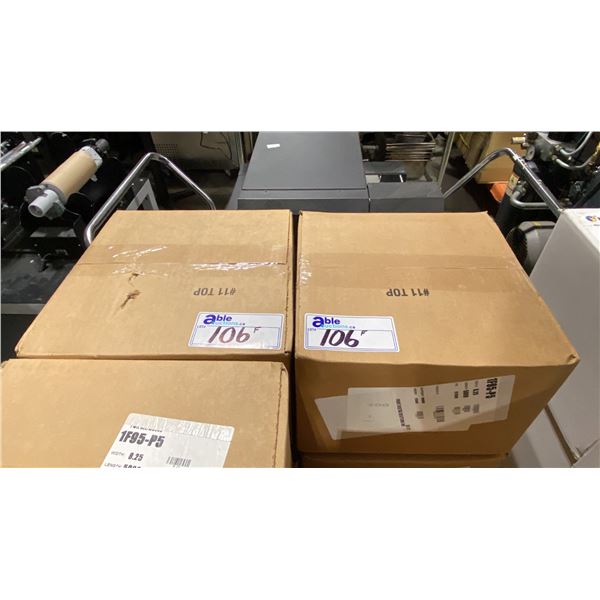 4 LARGE ROLLS OF 1 MIL SELF WOUND POLYPROPYLENE TAPE