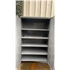 Image 3 : ULINE GREY METAL 48"W X 24"D X 78"H INDUSTRIAL 2 DOOR CONSUMABLES CABINET