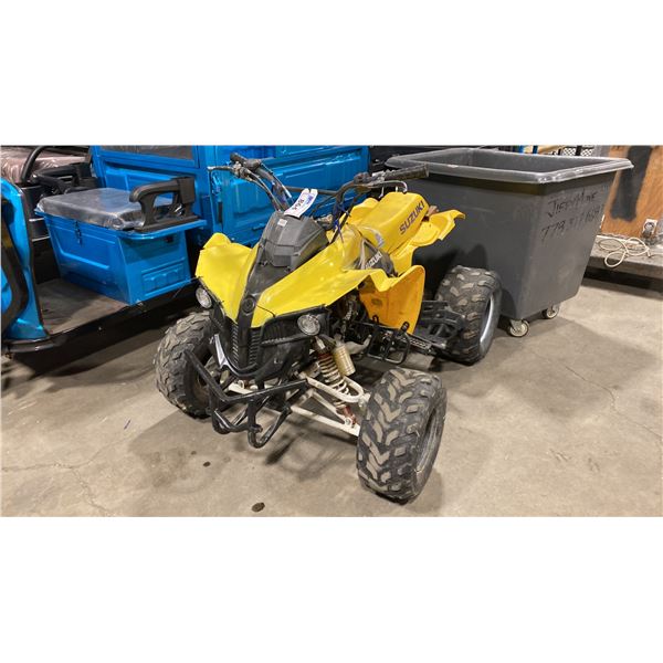 YELLOW GAS POWERED MINI QUAD