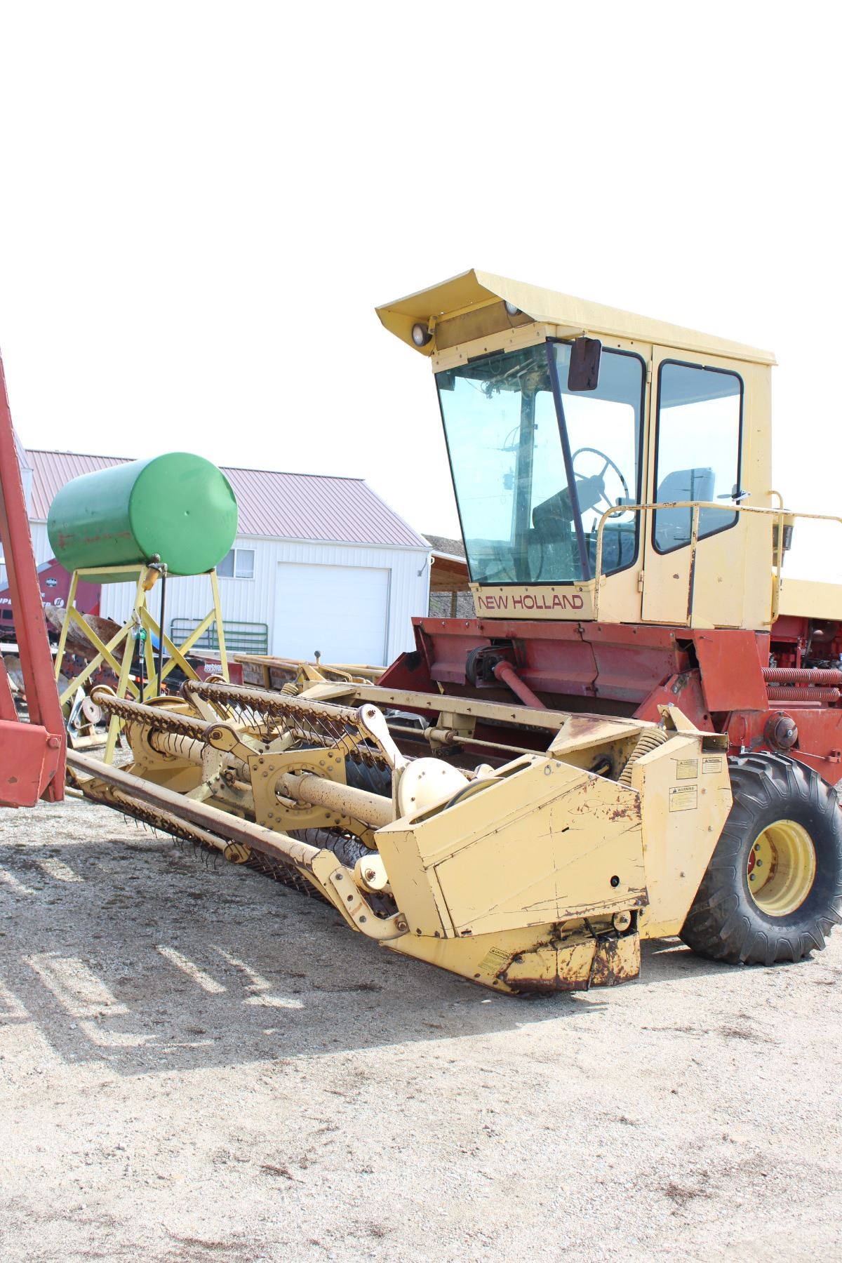 New Holland Model 1495 Self Propelled Diesel Swather- 12' 1496 Header ...