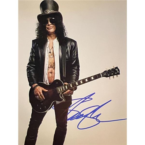 Guns N Roses Slash signed photo