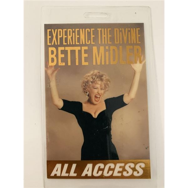 Bette Midler Experience the Divine All Access Pass