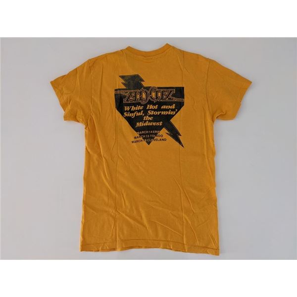 Angel 1979 Sinful Tour T-Shirt Shirt Belkin Productions