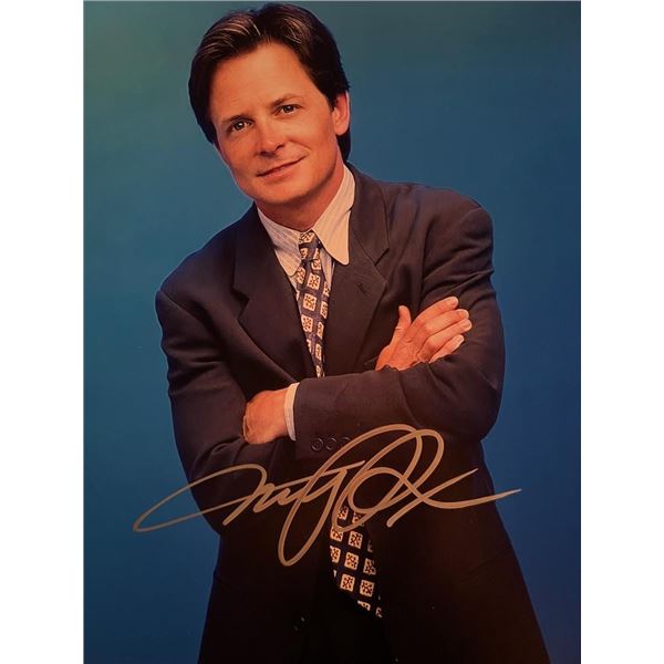Back To The Future Michael J. Fox signed photo